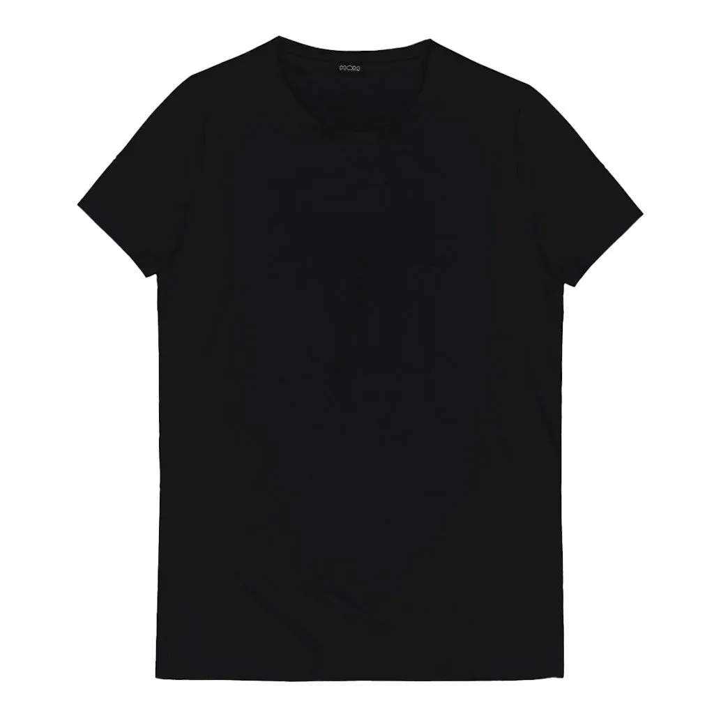 Supreme Cotton Crew Neck T-Shirt | Black 401330-0004