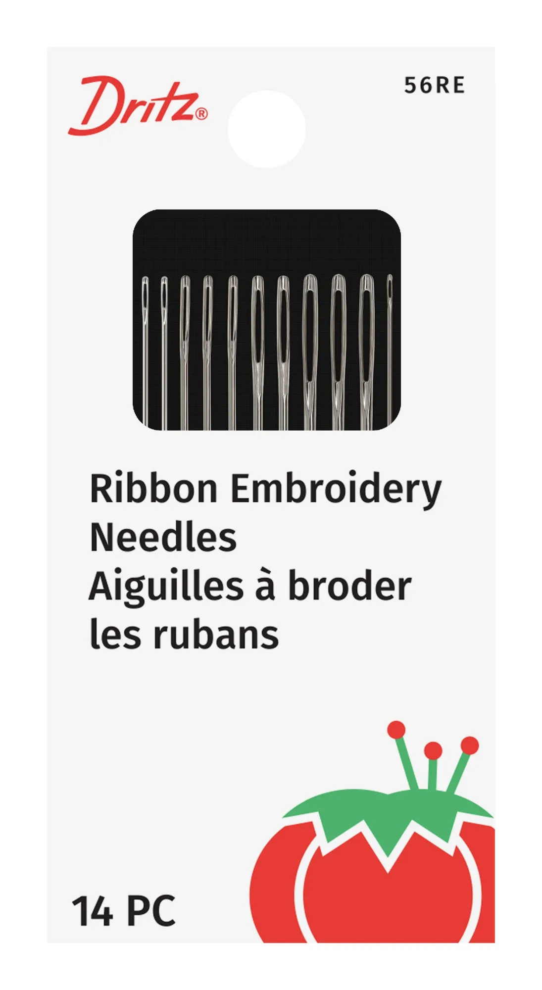 Ribbon Embroidery Hand Needles, 14 pc