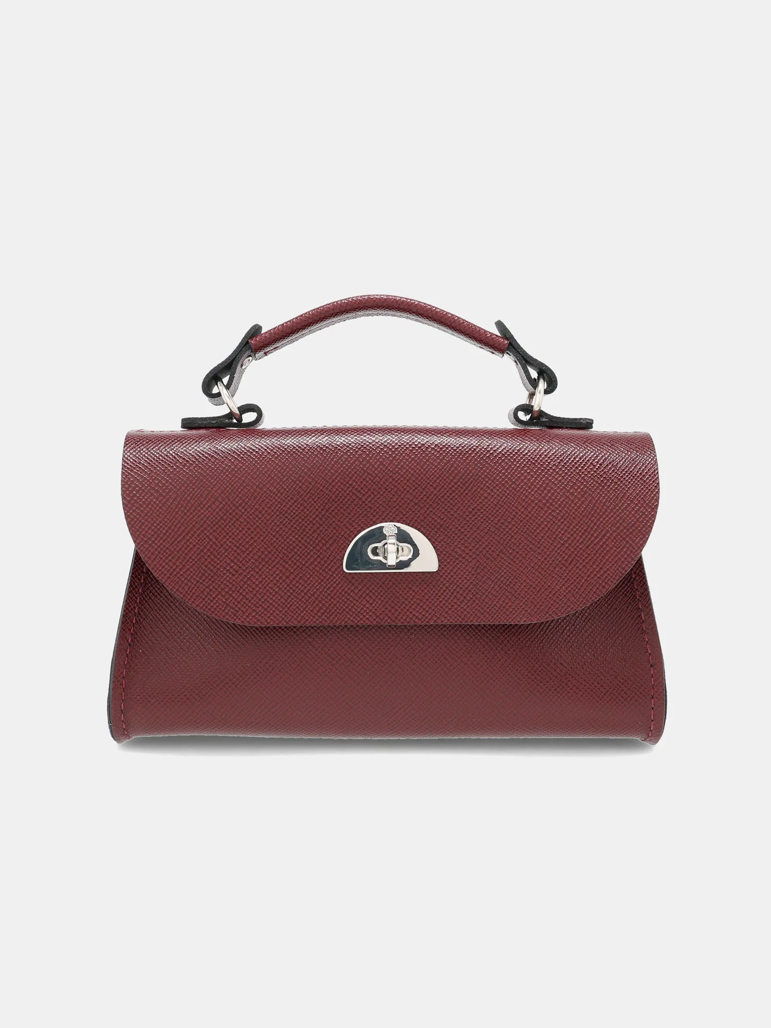 The Mini Daisy - Oxblood Saffiano