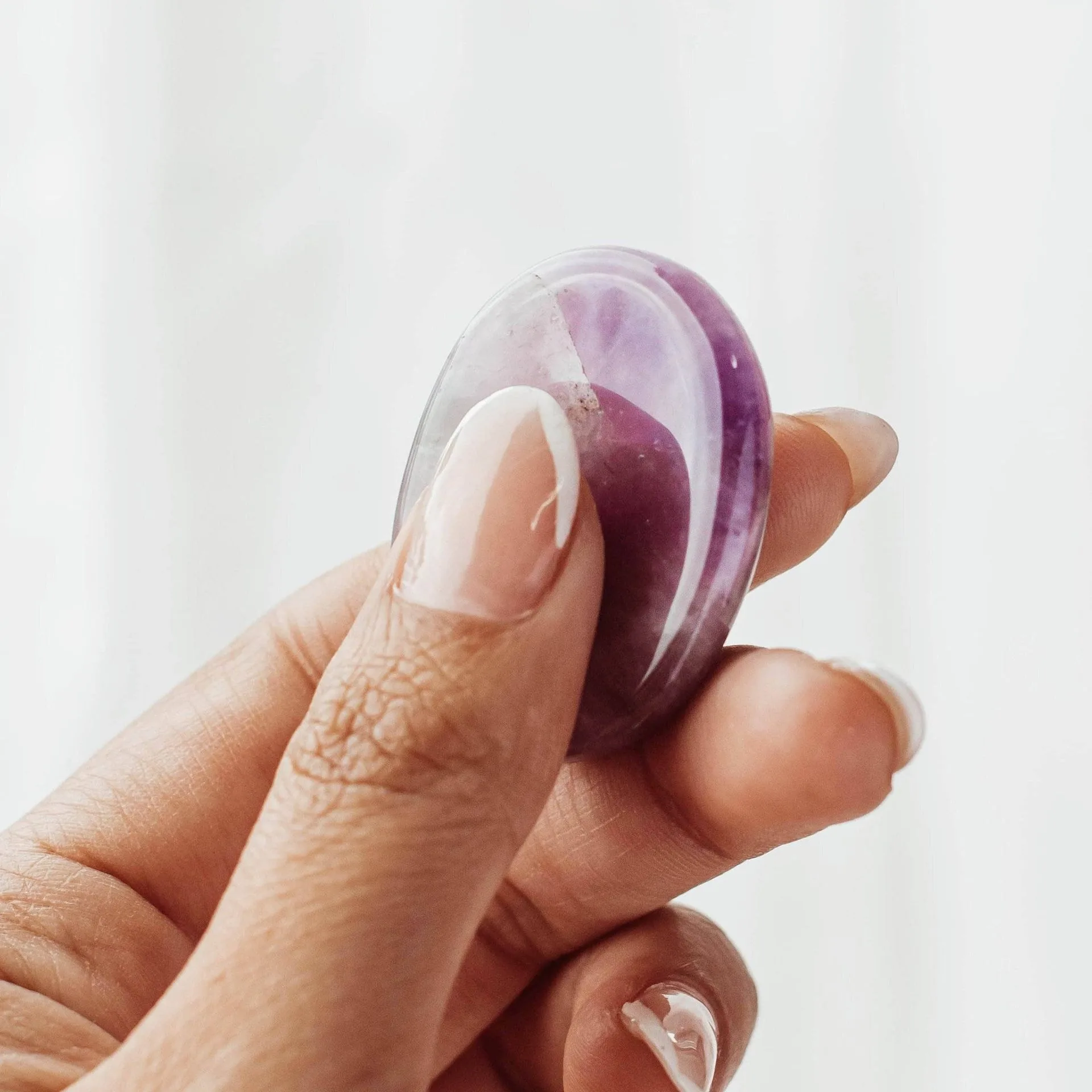 AMETHYST WORRY STONE