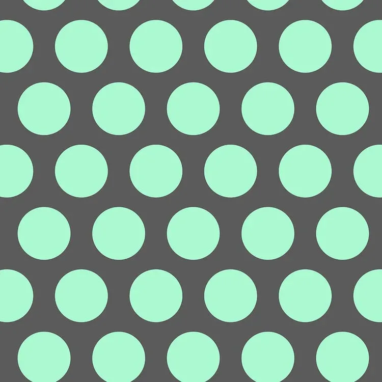 Tula Pink ROAR! Dinosaur Eggs - Storm 1/2 yd