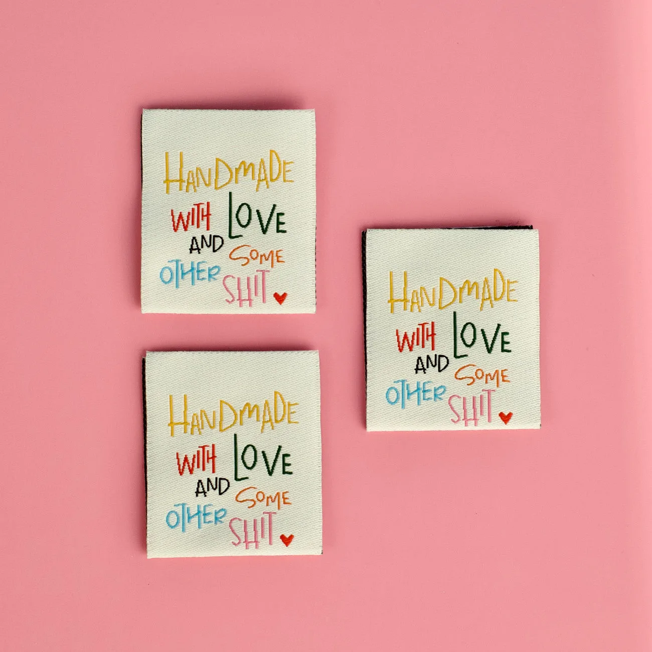 Handmade with Love and Some - Sewing Labels