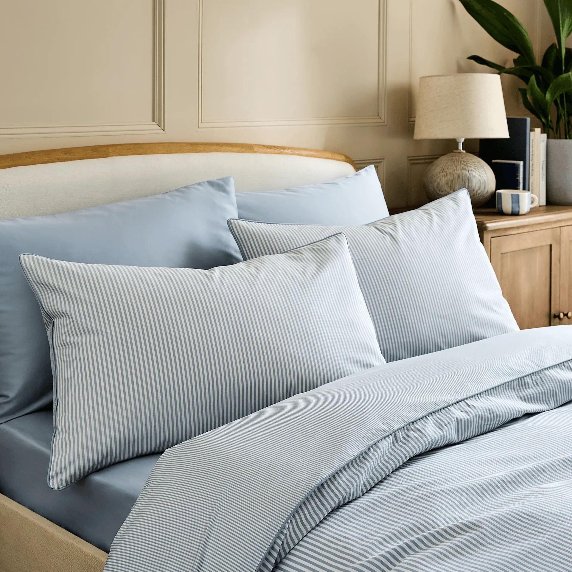 Sky Blue Striped Pillowcase Pair Review: Softness and Quality You’ll Love
