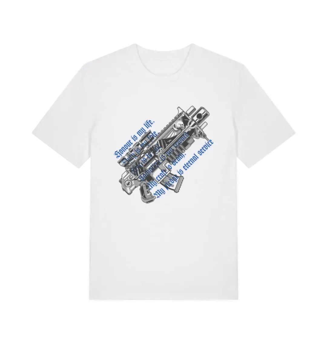 Space Marine 2 Eternal Service White T Shirt