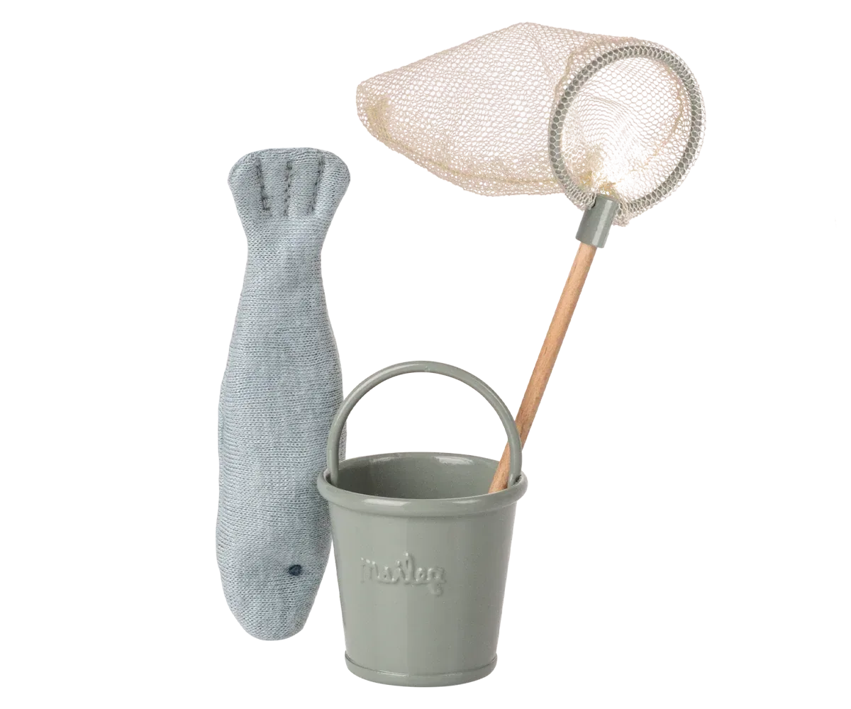 Maileg: Fishing set, Mouse
