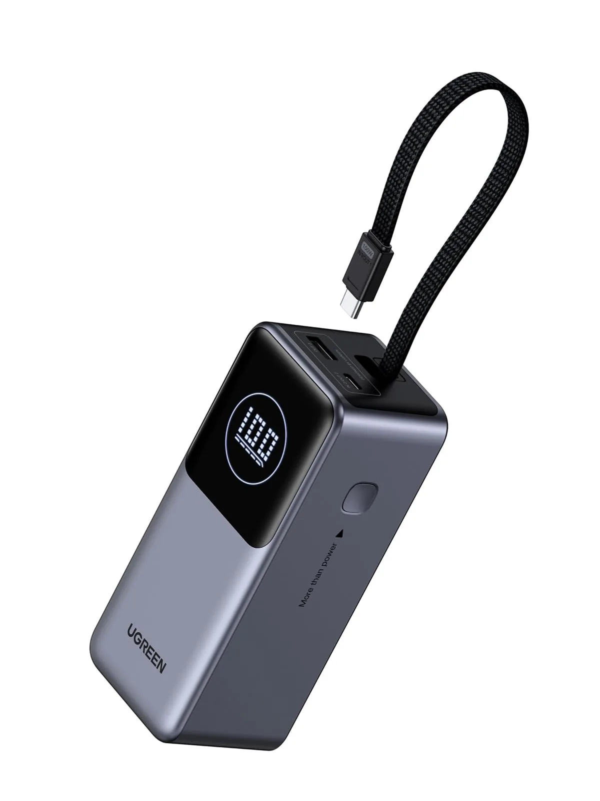 UGREEN Nexode Pro باور بنك 20000 مللي أمبير 130 واط مع كابل USB-C مدمج