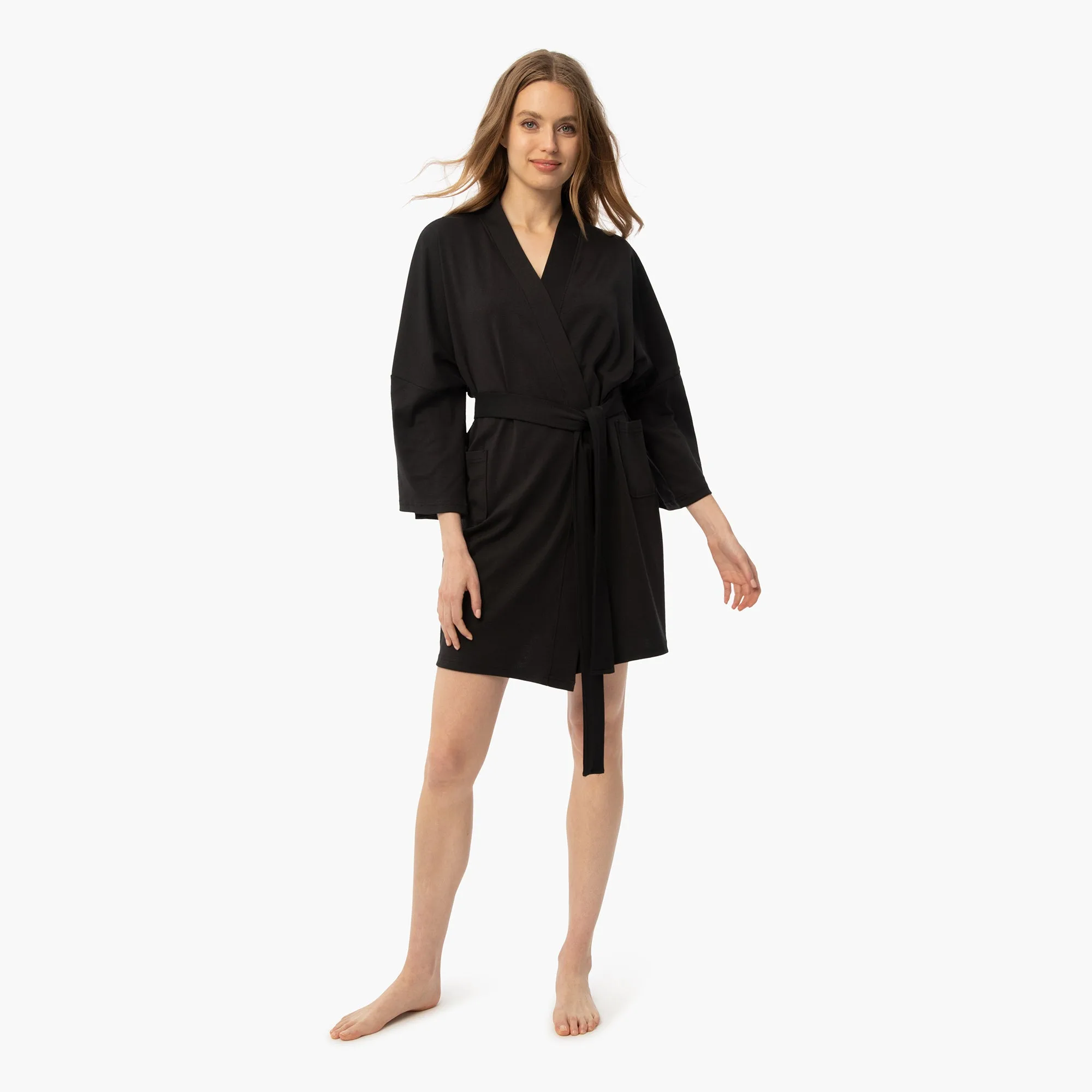 Organic Short Lounge Robe