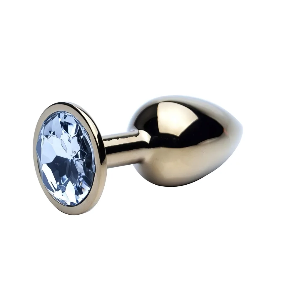 Edelmetaal Gouden Butt Plug - Klein