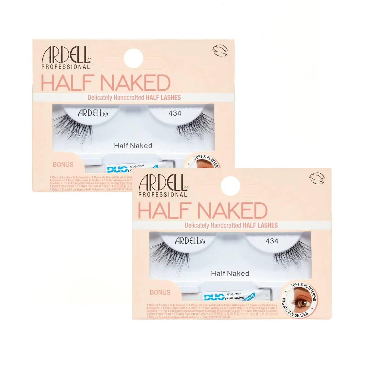 Half Naked 434 With Duo 1 Gram Glue, 2-Pack