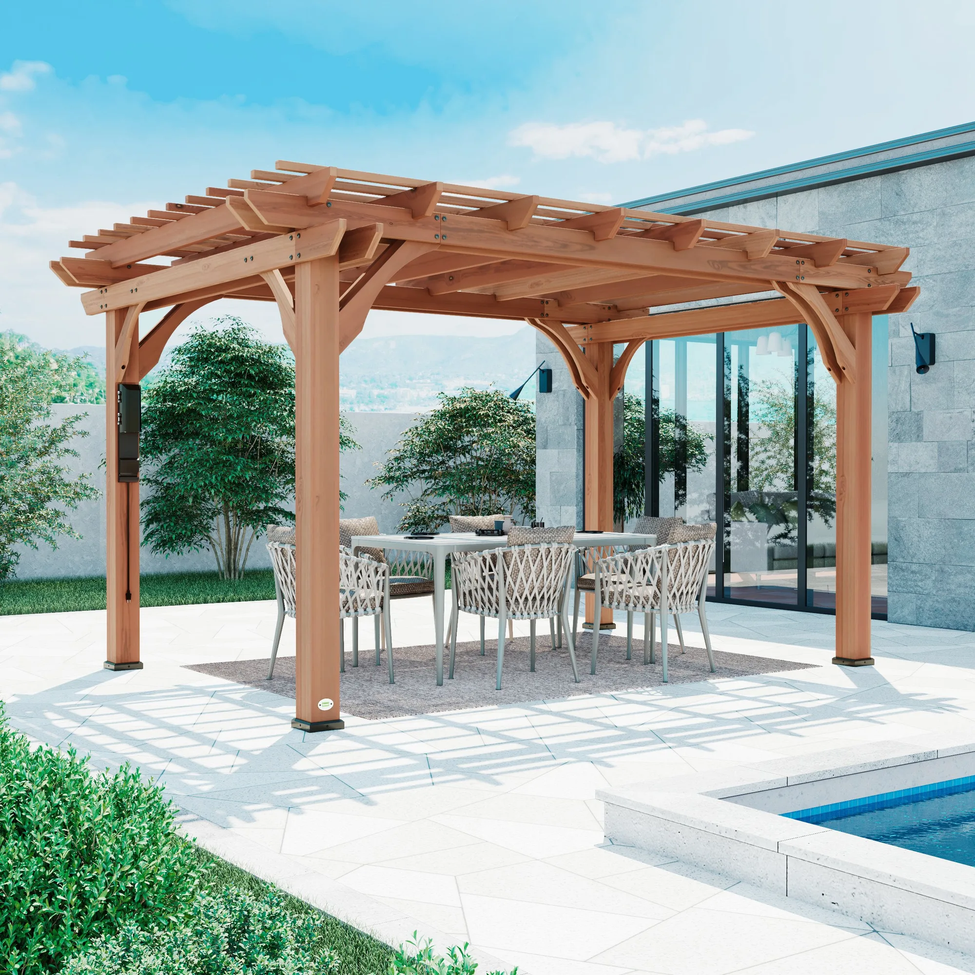اختيار حجم بيرغولا Beaumont 14x10 المناسب لفناء منزلك