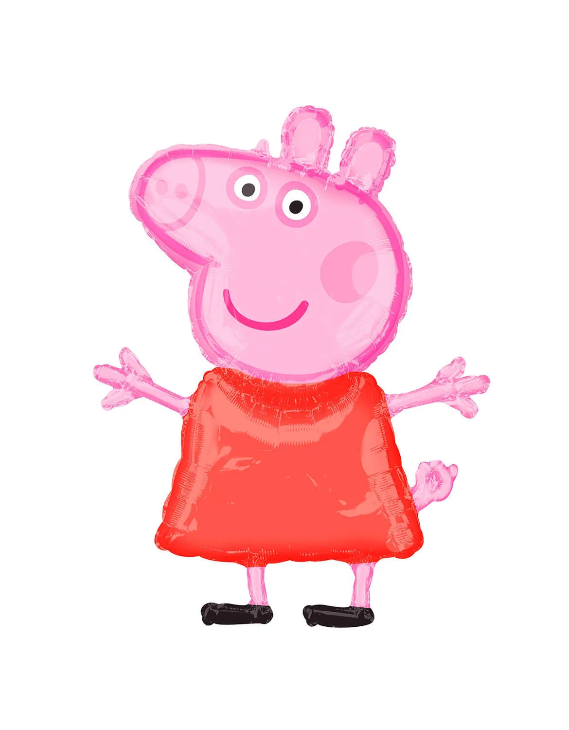 Peppa Pig Shaped Foil Mylar Balloon