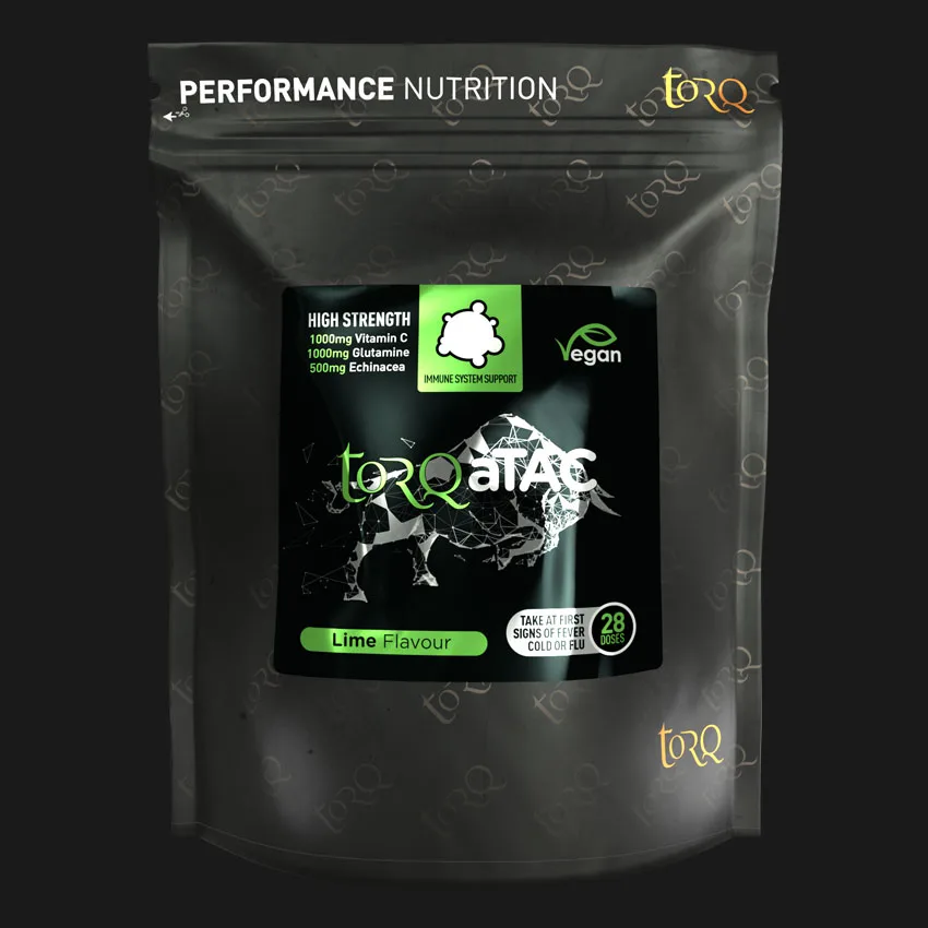 TORQ aTAC Lime Cold & Flu Relief: Immune Support for Endurance Athletes Training Through Sickness