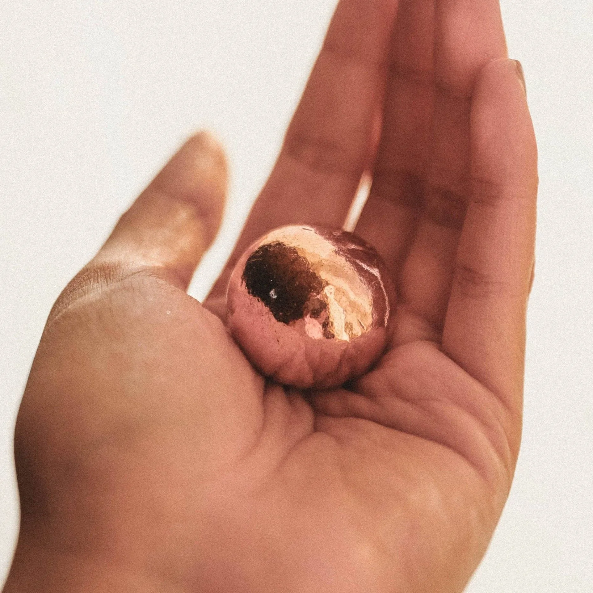 COPPER HEALING SPHERE WITH TRIPOD
