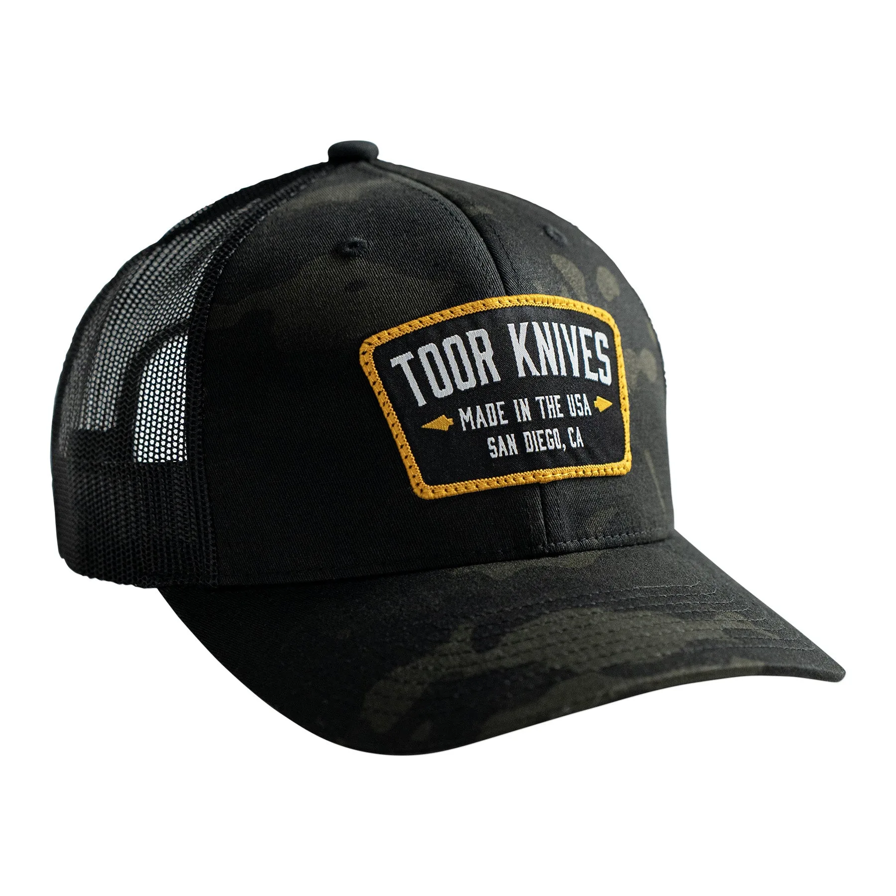 USA Patch Snapback – Multicam Black