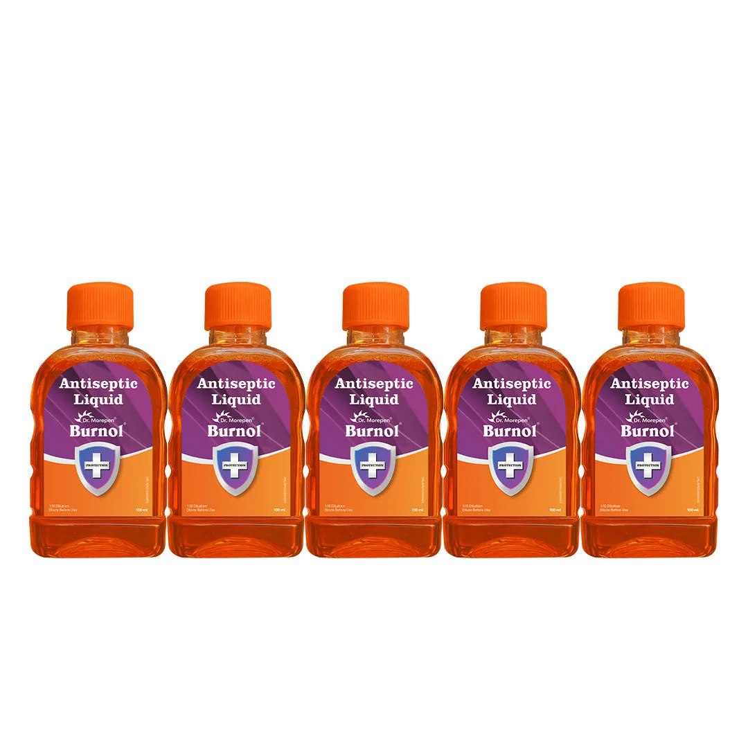 Dr. Morepen Burnol Antiseptic Liquid Pack of 5
