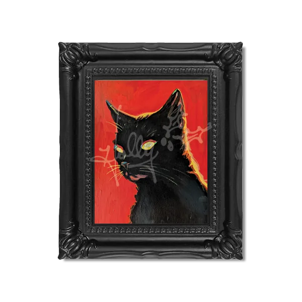 "9 Lives No. 7" Mini chef-d'œuvre encadré