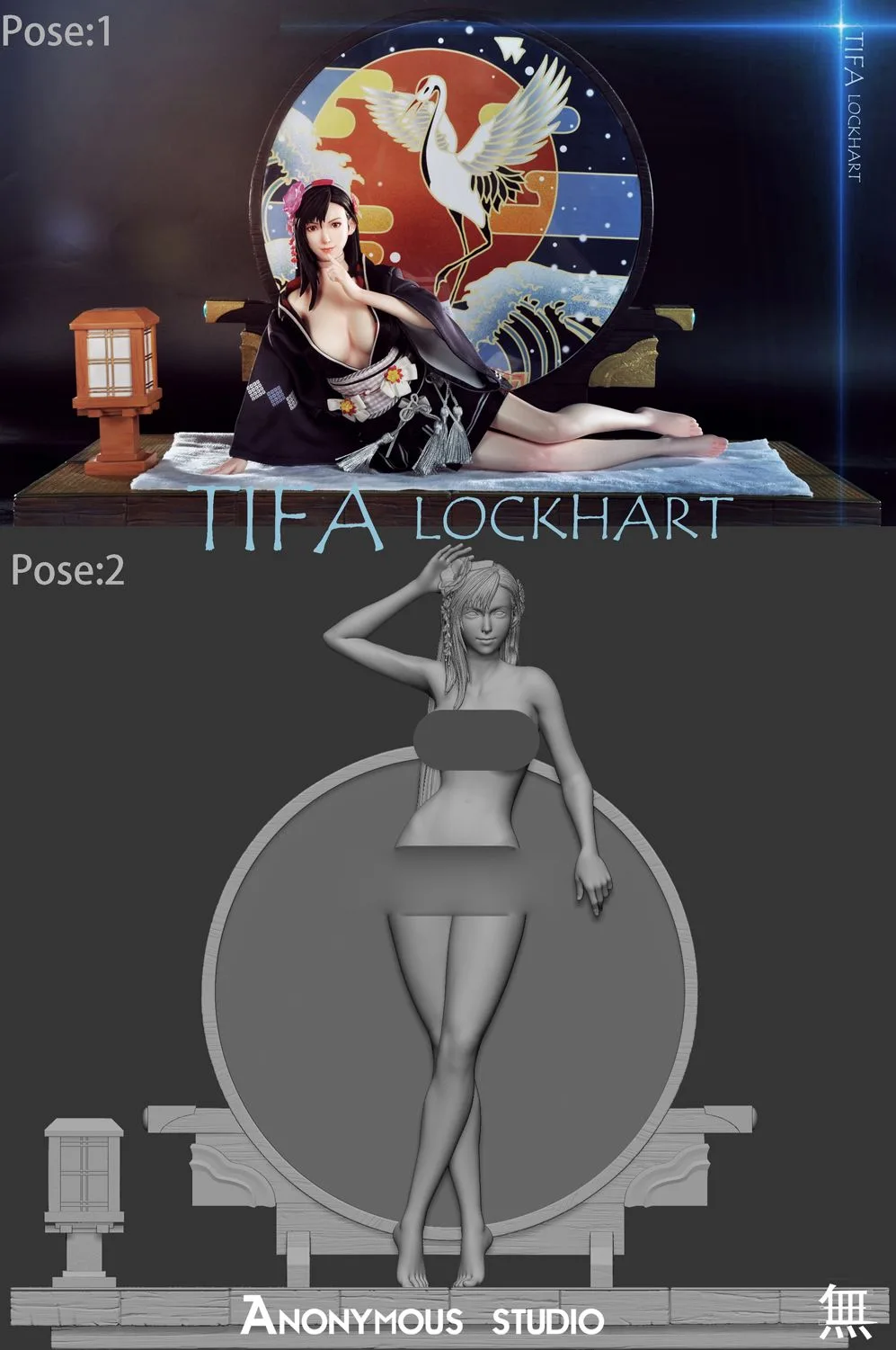 Tifa Lockhart 1/4 Scale Resin Statue mit LED: Hauptmerkmale
