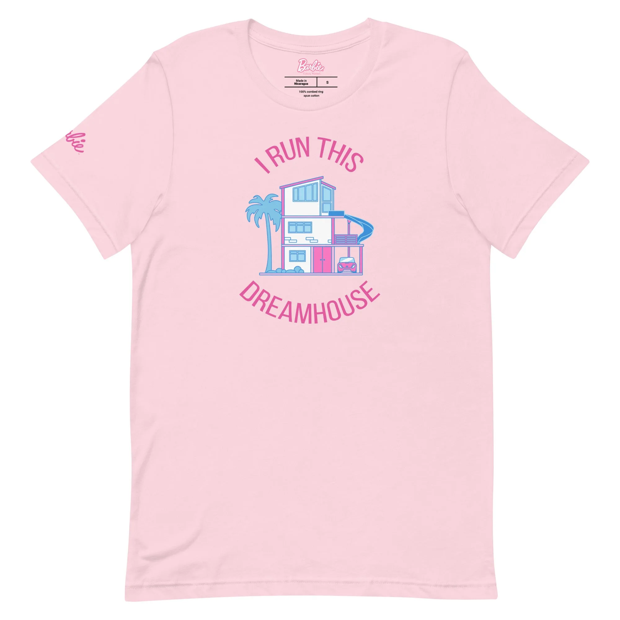 바비 I Run This Dreamhouse 핑크 티셔츠