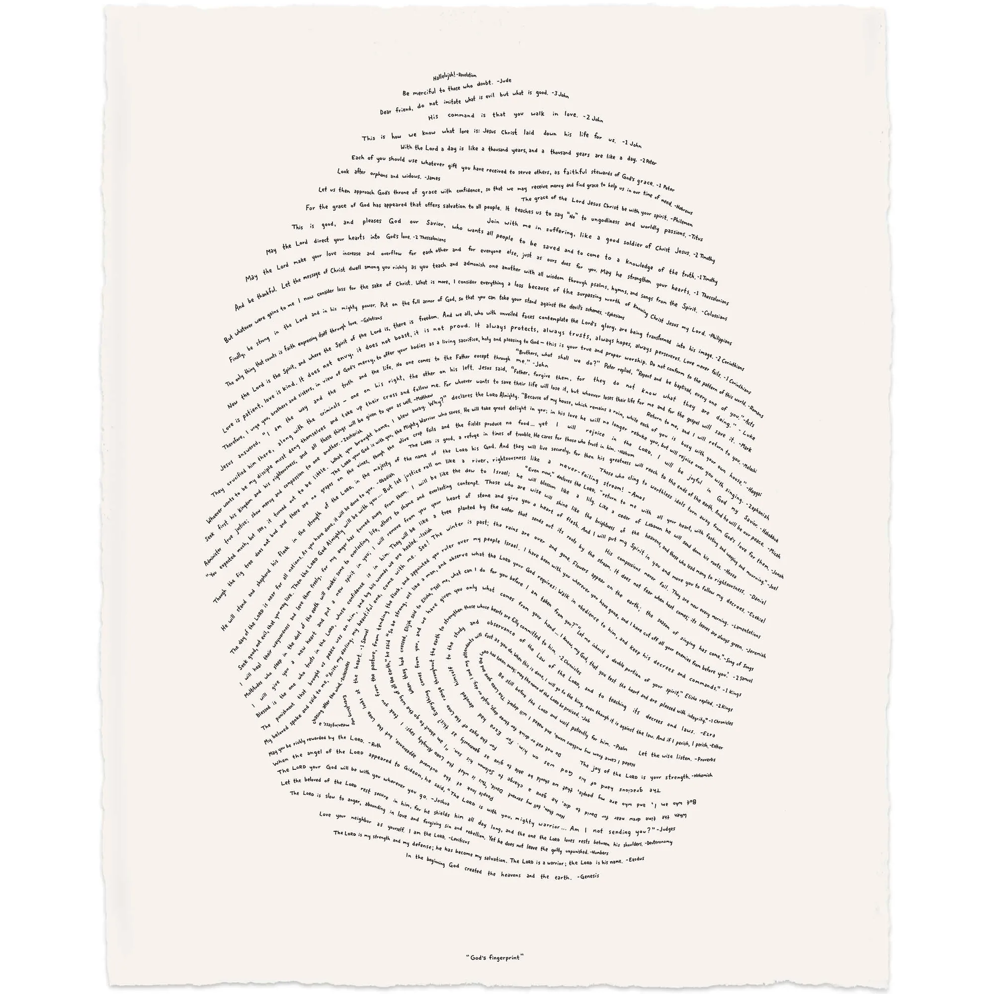 God's Fingerprint - NIV Artisan Edition
