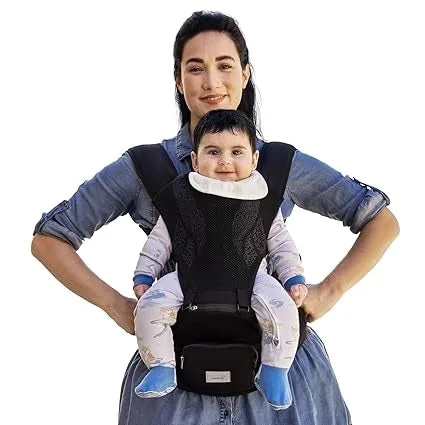 Breathable Baby Hip Carrier for 7–50 lb