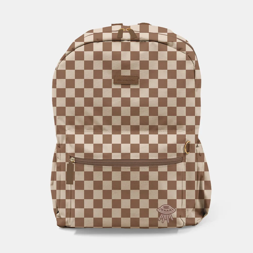 Walnut Check Campus Backpack - Large 36L - PRE-ORDER (OCTOBER)