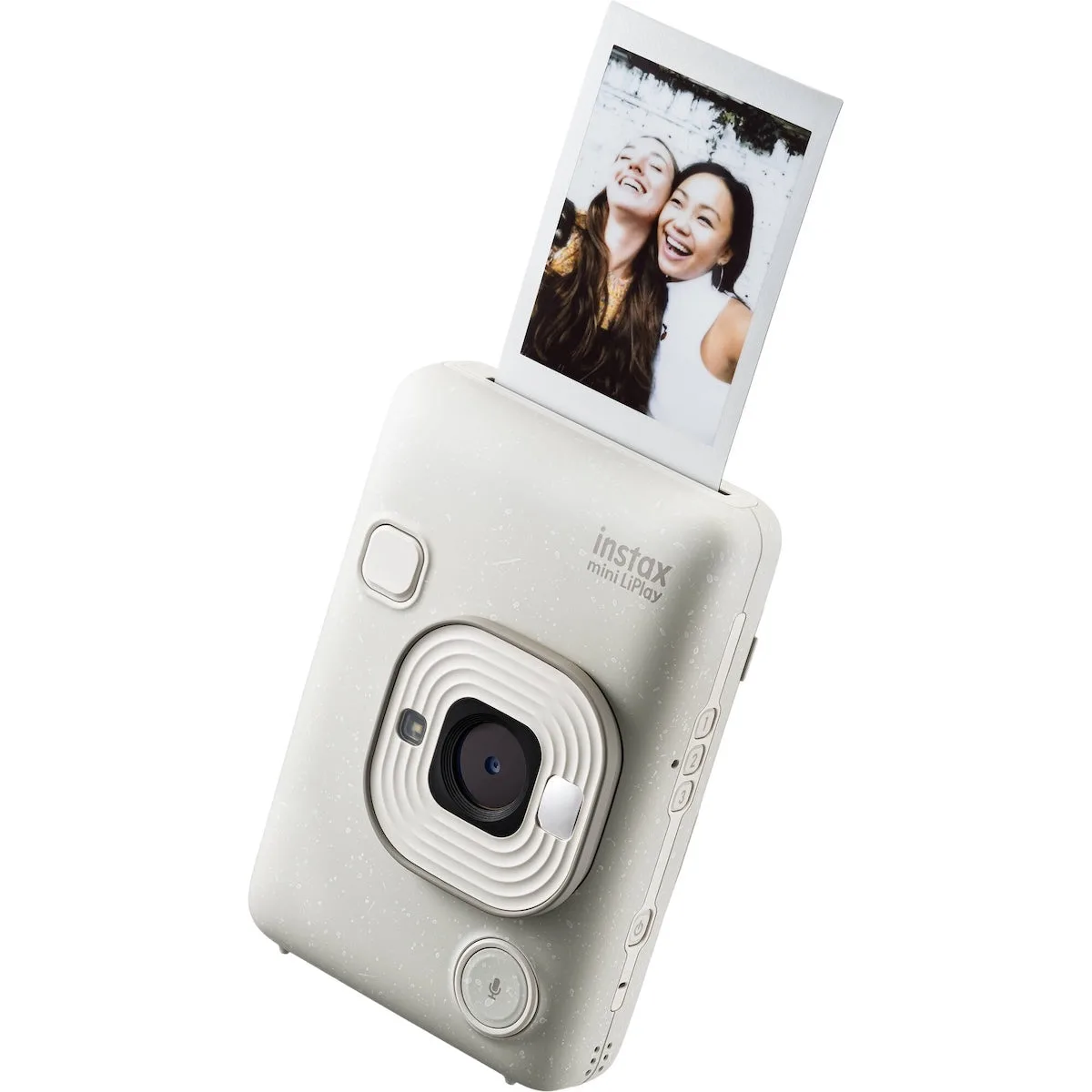 Fujifilm Instax Mini LiPlay Hybrid Instant Camera Misty White