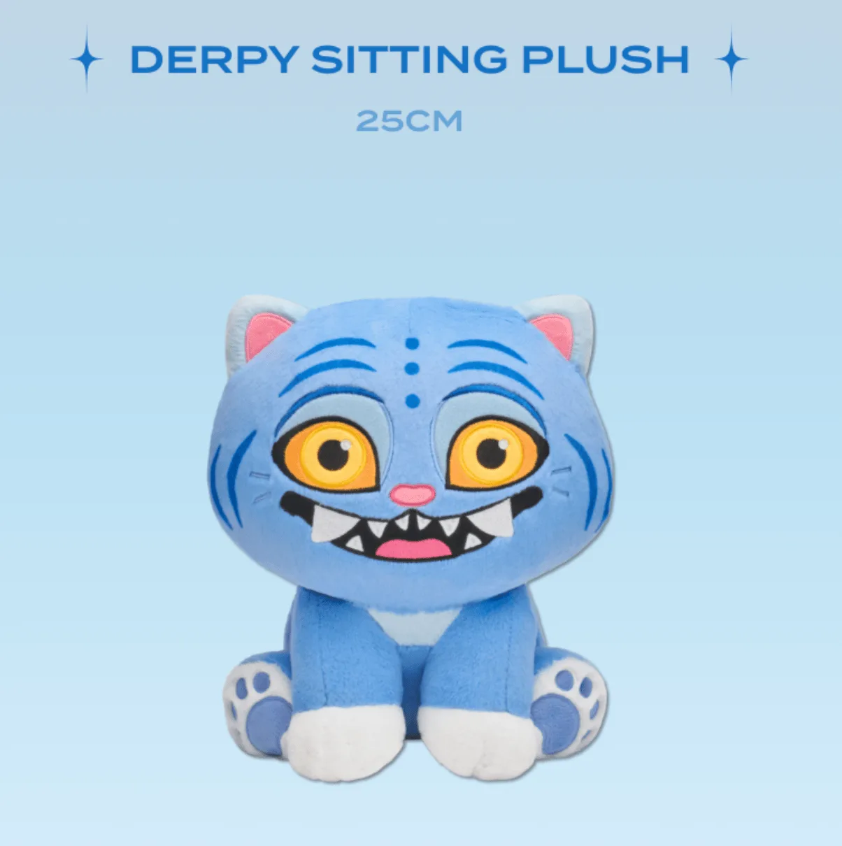 Peluche sentado Derpy de KPop Demon Hunters - 25 cm