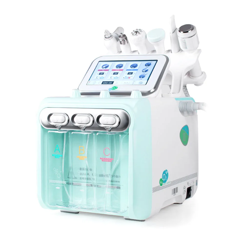 Come usare una macchina per idrodermoabrasione 6 in 1 per trattamenti viso spa
