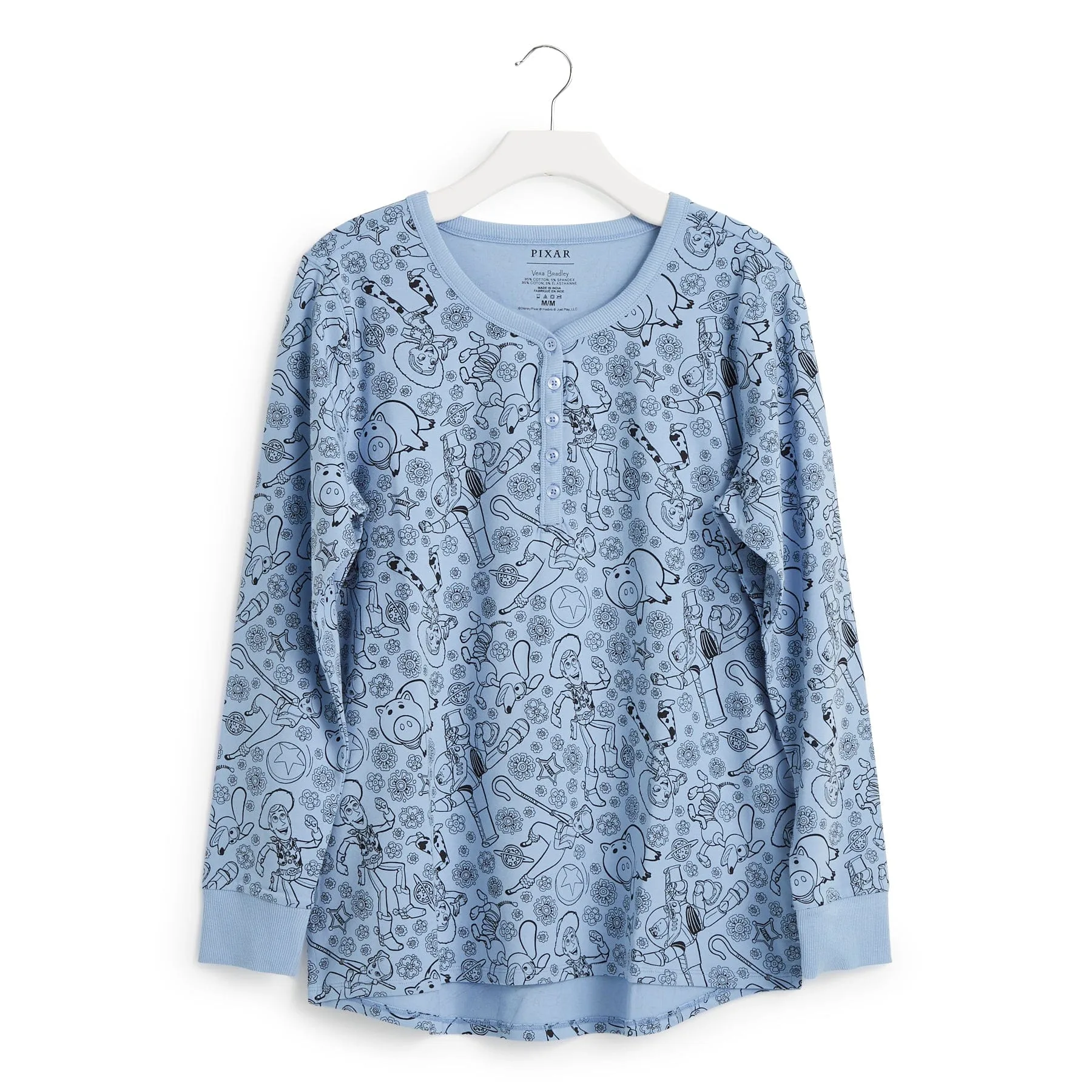 Disney Pixar Langarm-Pyjama-Henley