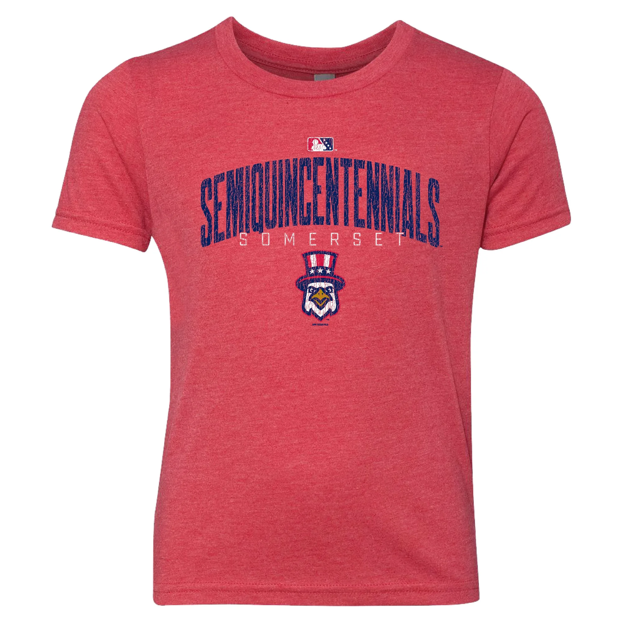 Somerset Patriots Youth Somerset Semiquincentennials Gallagher Tri-Blend T-shirt