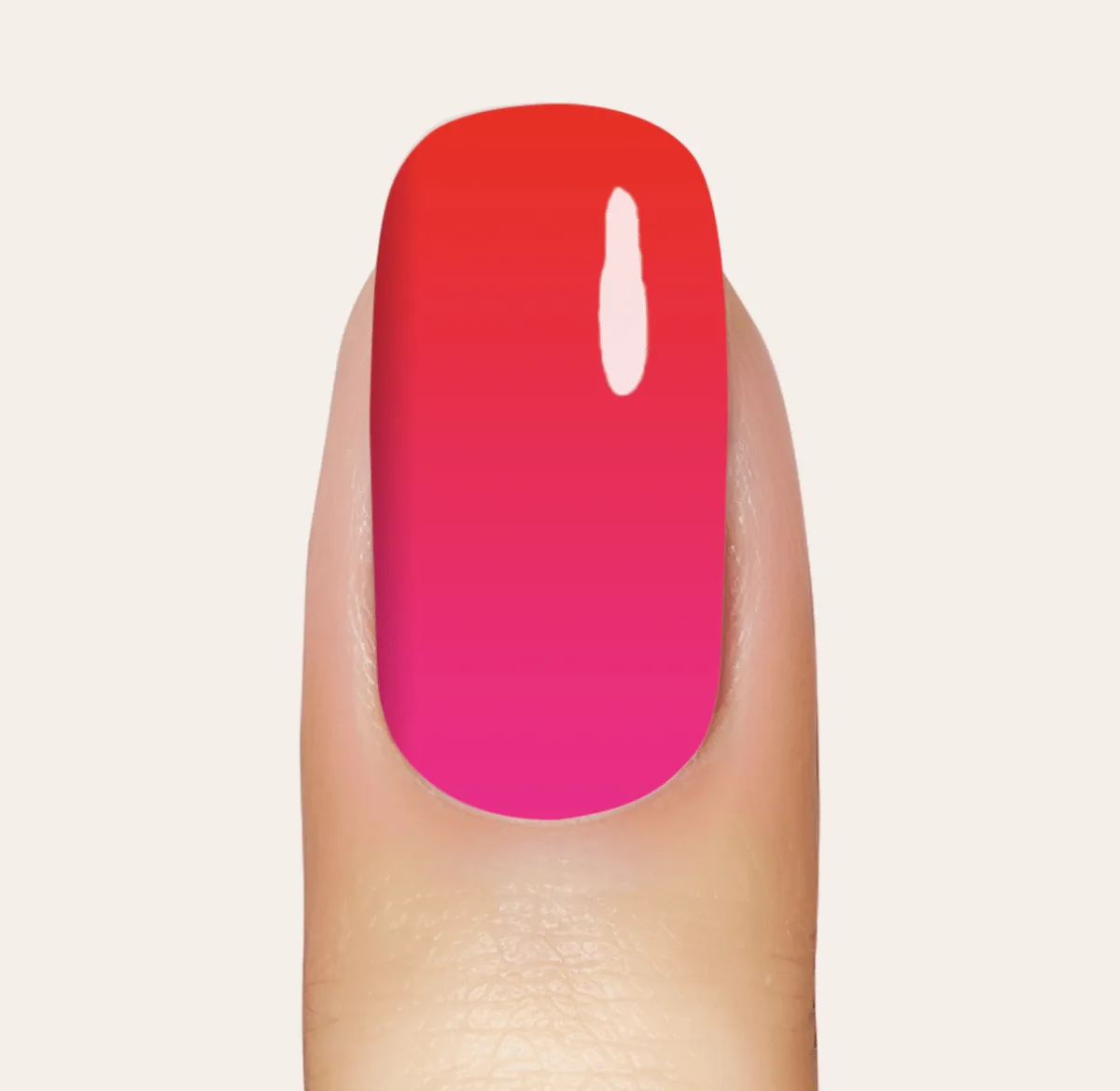 UV Gel: Hot Ombré