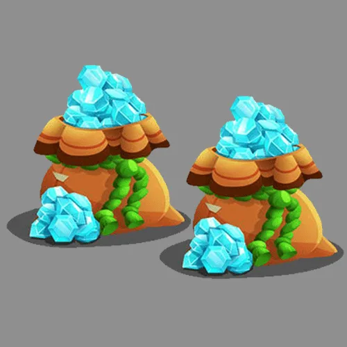 💎💎💎💎 Two Large Sacks - 1600 GEMS