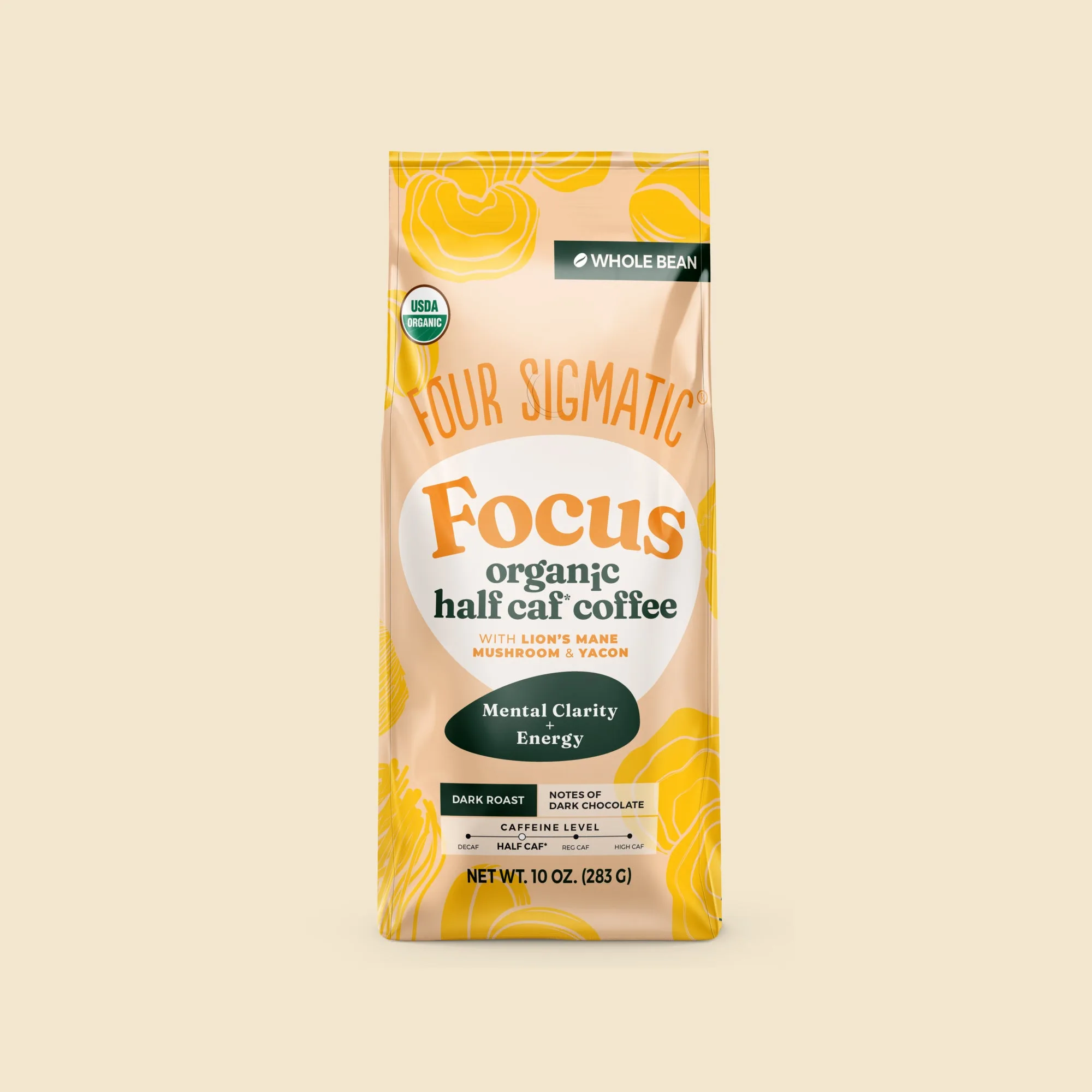 Focus Half Caf Whole Bean Coffee