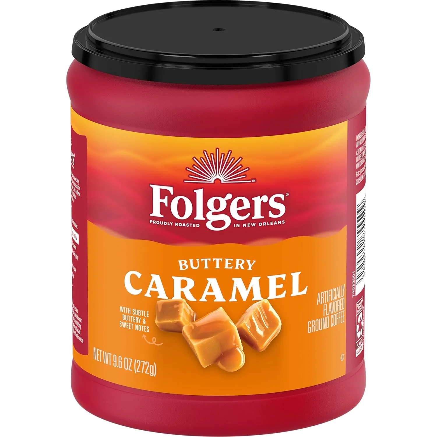 Folgers Buttery Caramel Kawa Mielona o Smaku Karmelowym, 9,6 uncji
