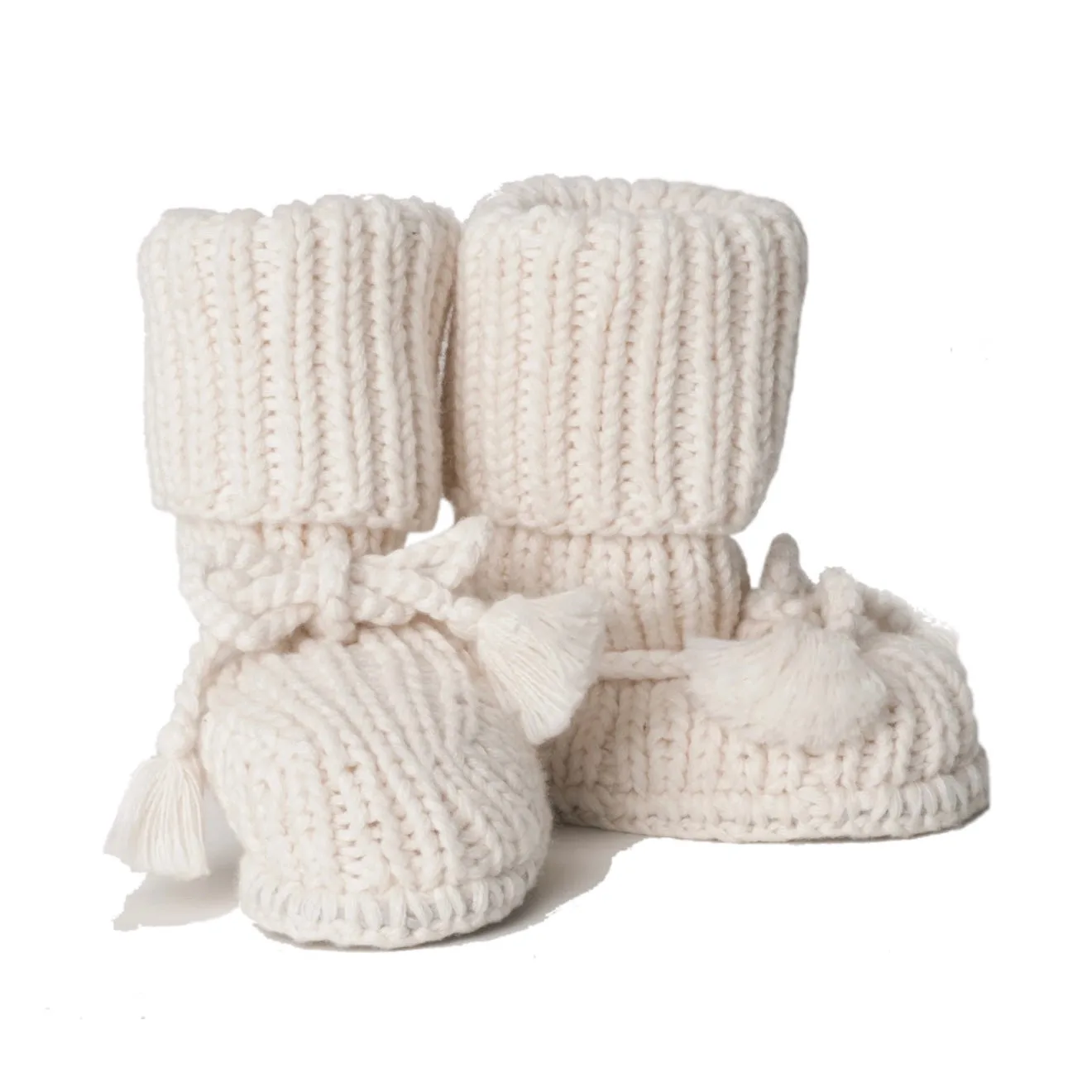 Sock Booties with Ties