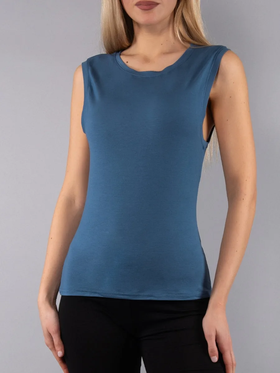 Canotta smanicata - DARK BLUE - MD08