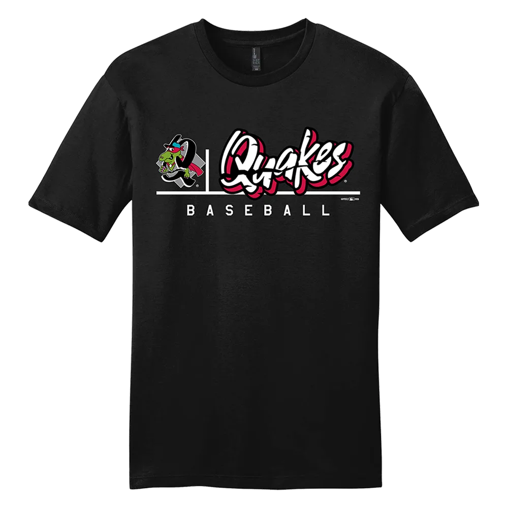 Rancho Cucamonga Quakes Tee-Baseline