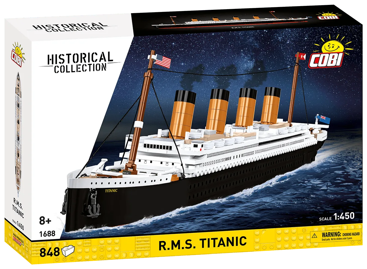 Bouwen van de COBI Titanic 1:450 schaal set #1688
