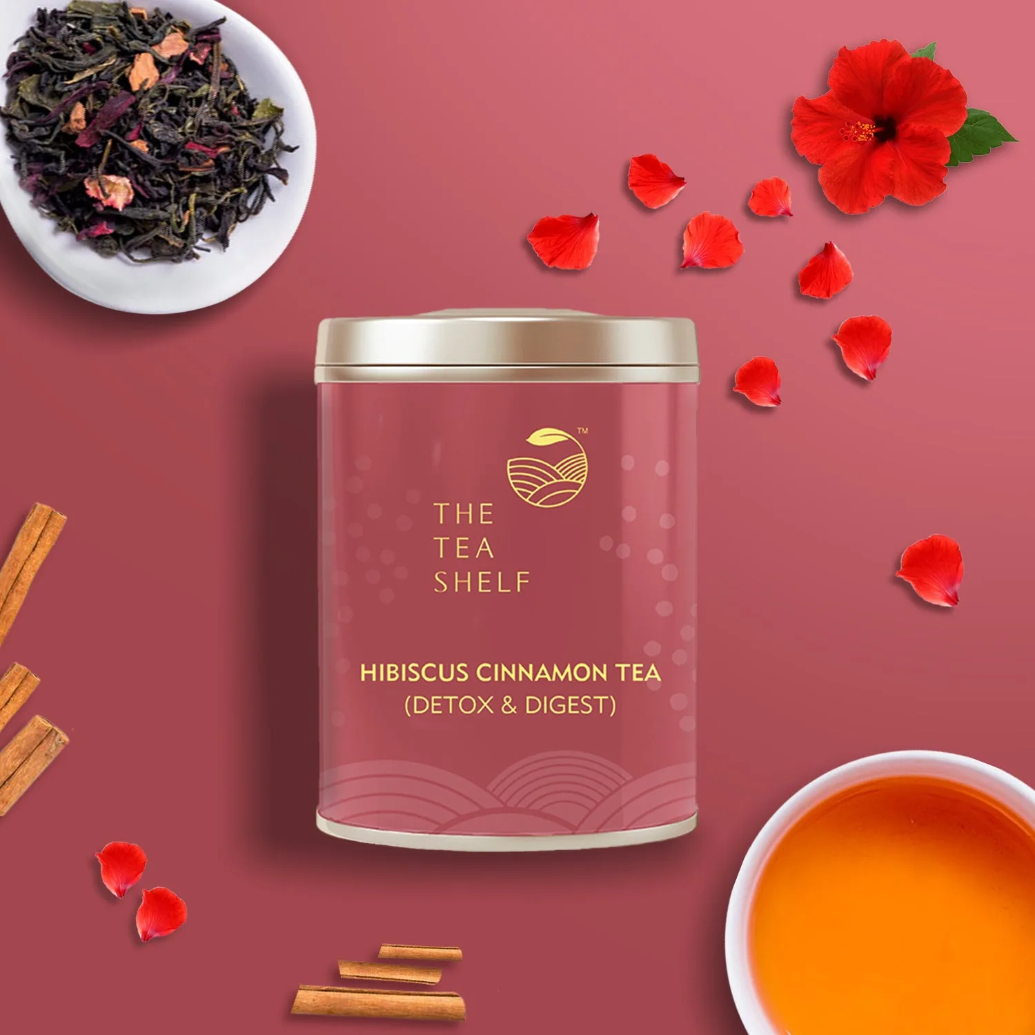 Té de hibisco y canela