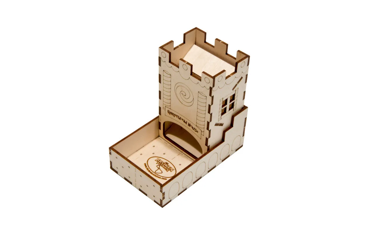 Holiday Dice Tower - Gingerbread