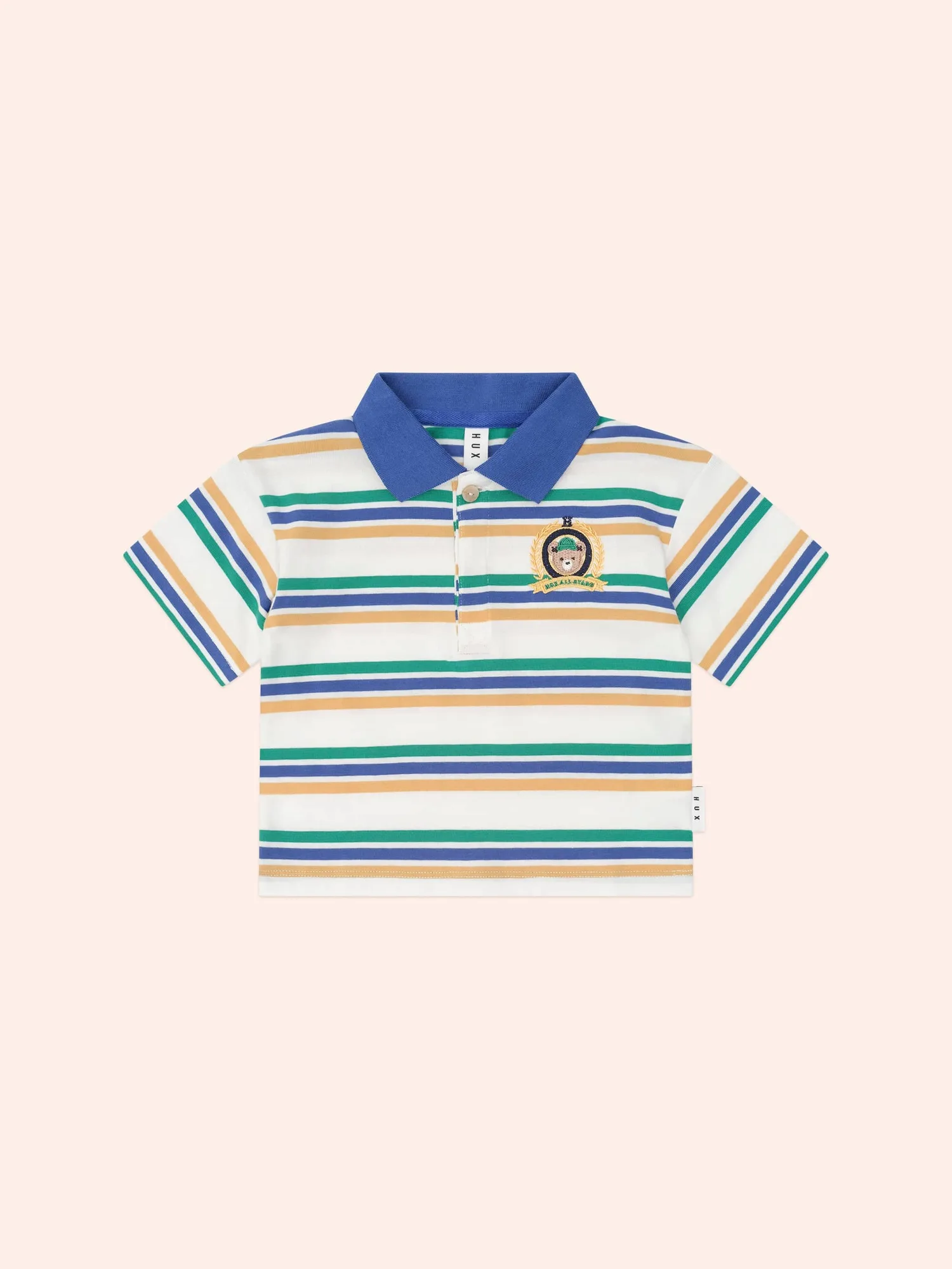 男孩 Collegiate Hux Stripe Polo 穿搭技巧