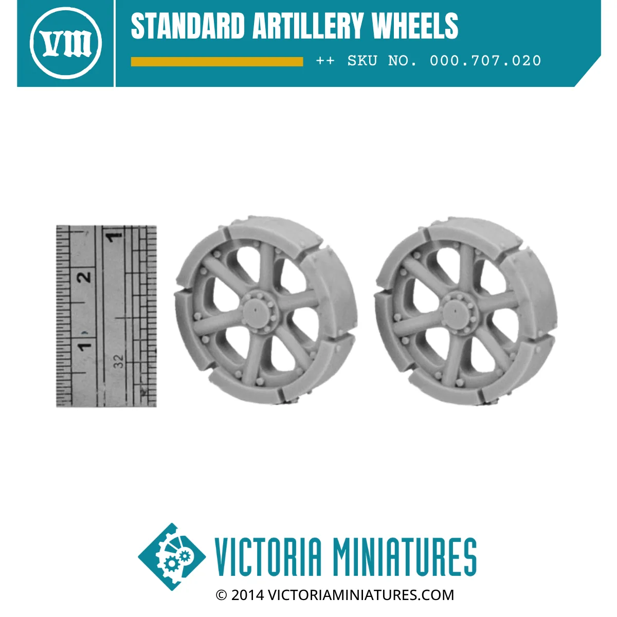 Standard-Artillerieräder: Kompatibilitäts- und Umbauanleitung
