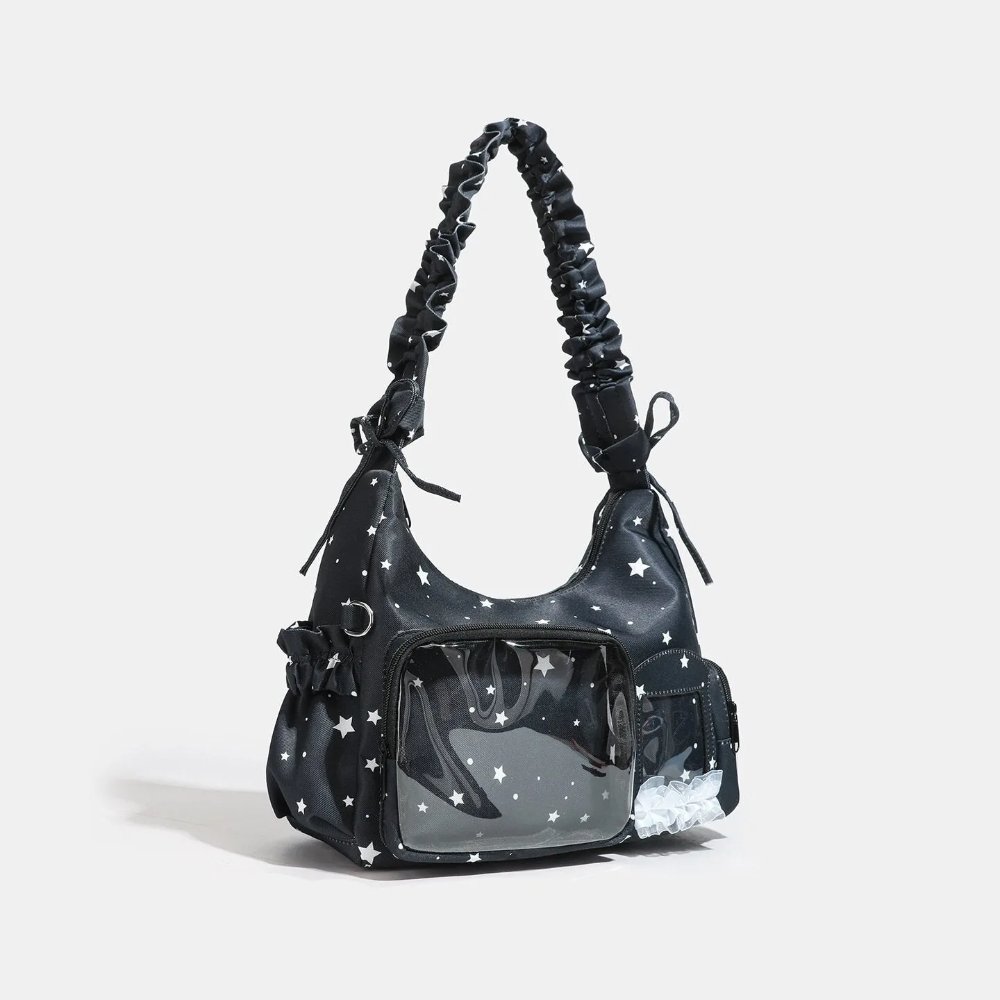 Starry Moon Clear Window Ita Shoulder Bag