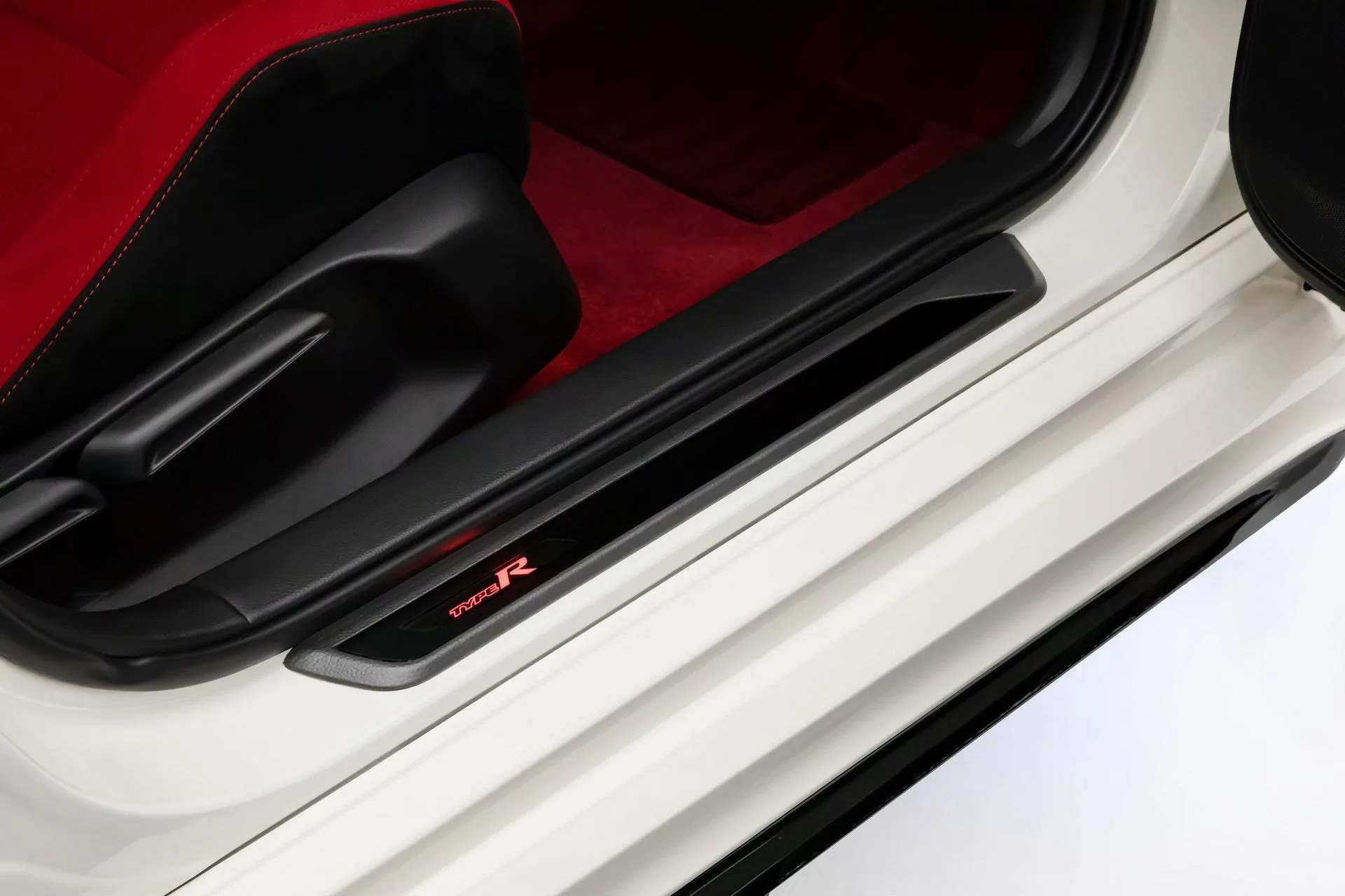 Moldura original Honda 2023+ Civic Type-R FL5 para umbral de puerta - iluminada