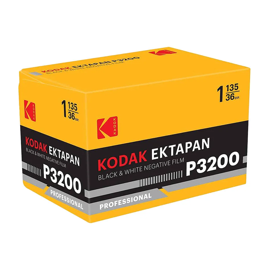 Kodak EKTAPAN 3200 Black and White Negative Film - 35mm Roll Film, 36 Exposures (ISO 3200)