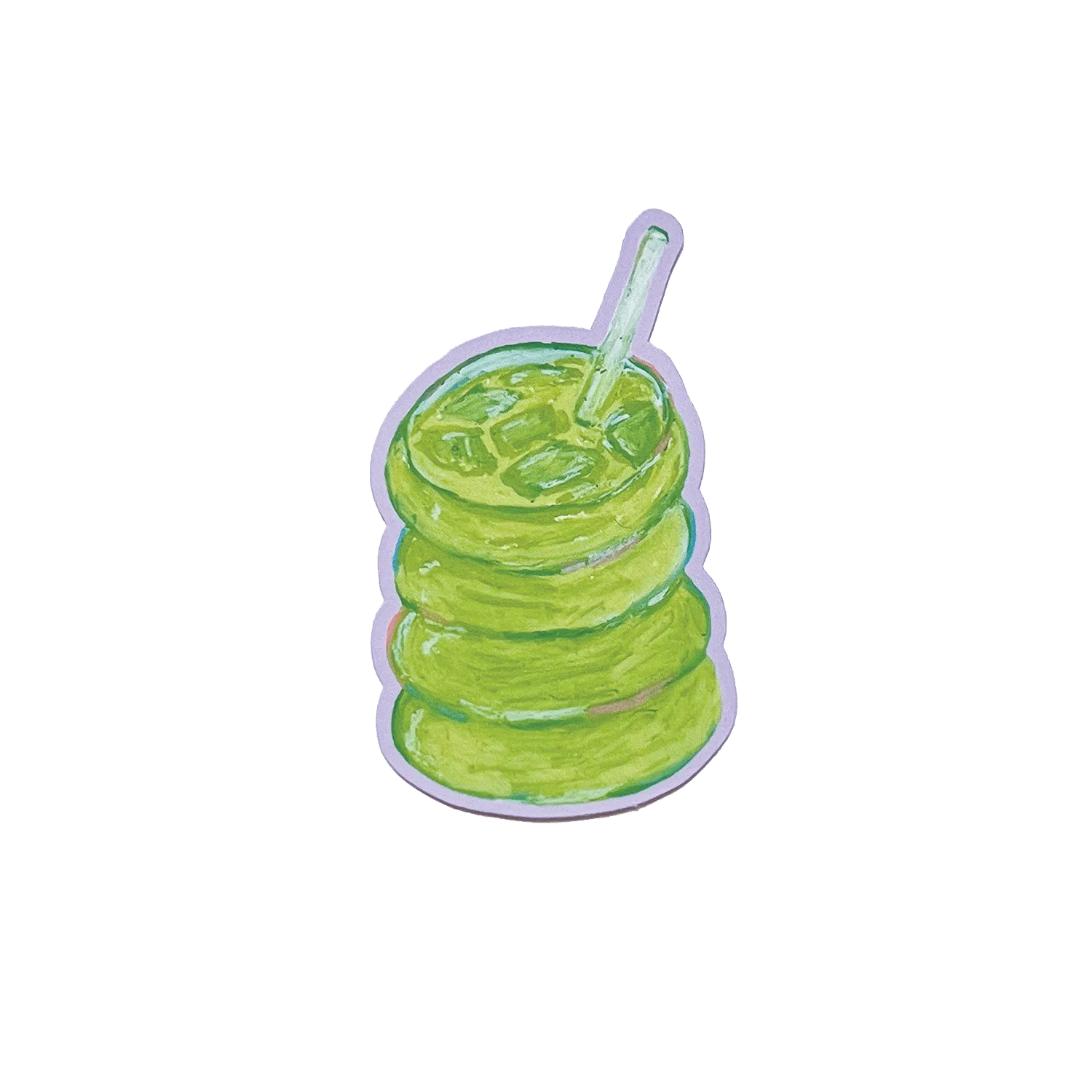 Iced Matcha | Matte Vinyl Sticker