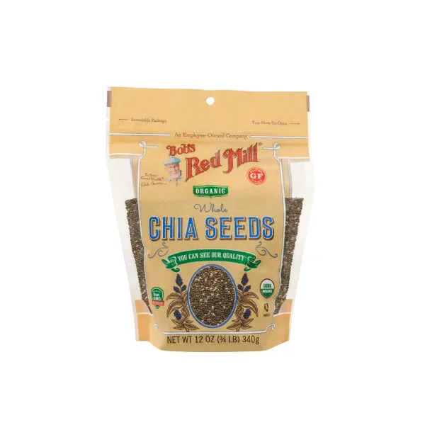 Semi di chia interi biologici senza glutine (340 g)