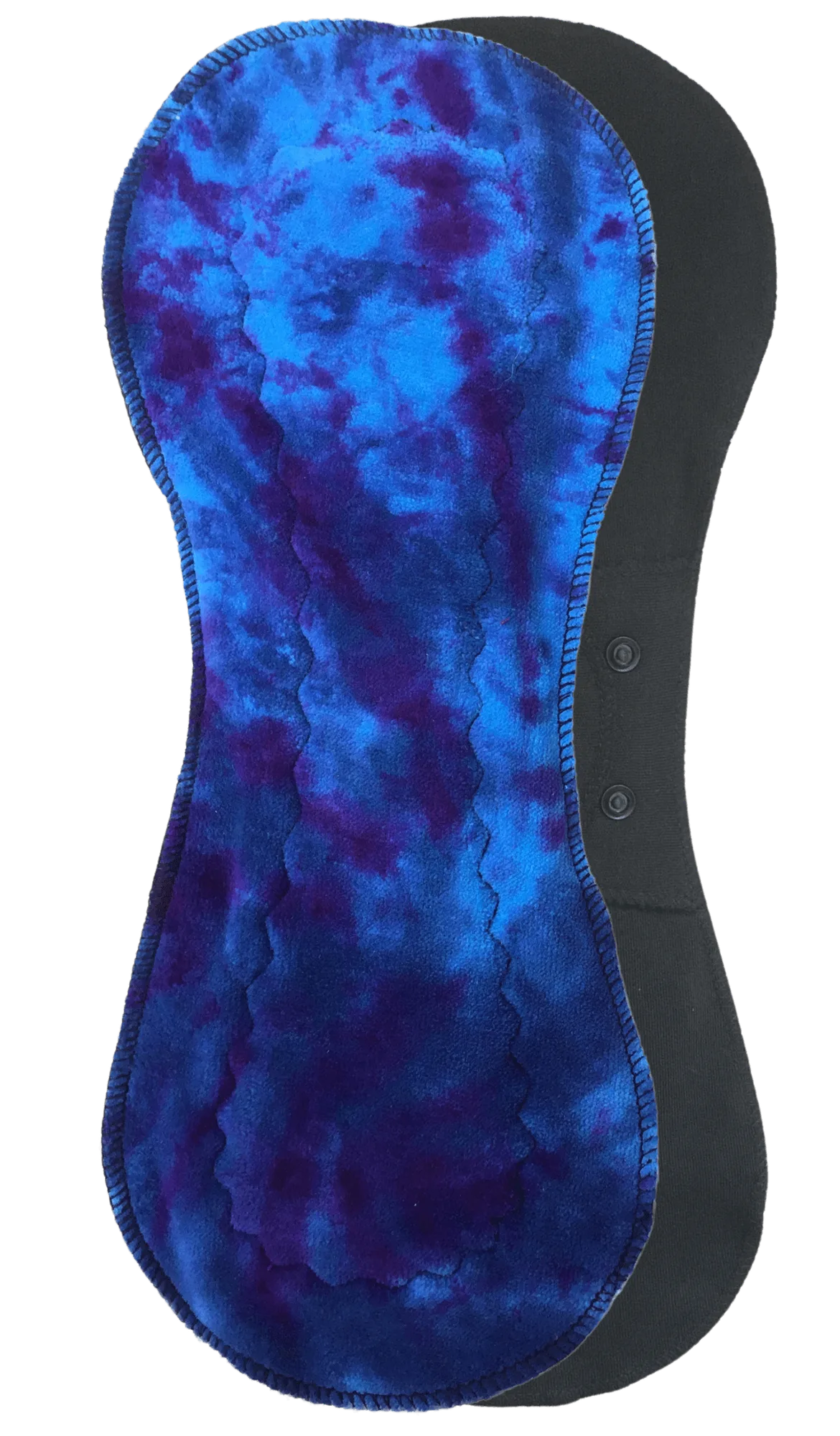 Moody Blue Slim Mega Pad - Organic Cotton Reusable Period Pad