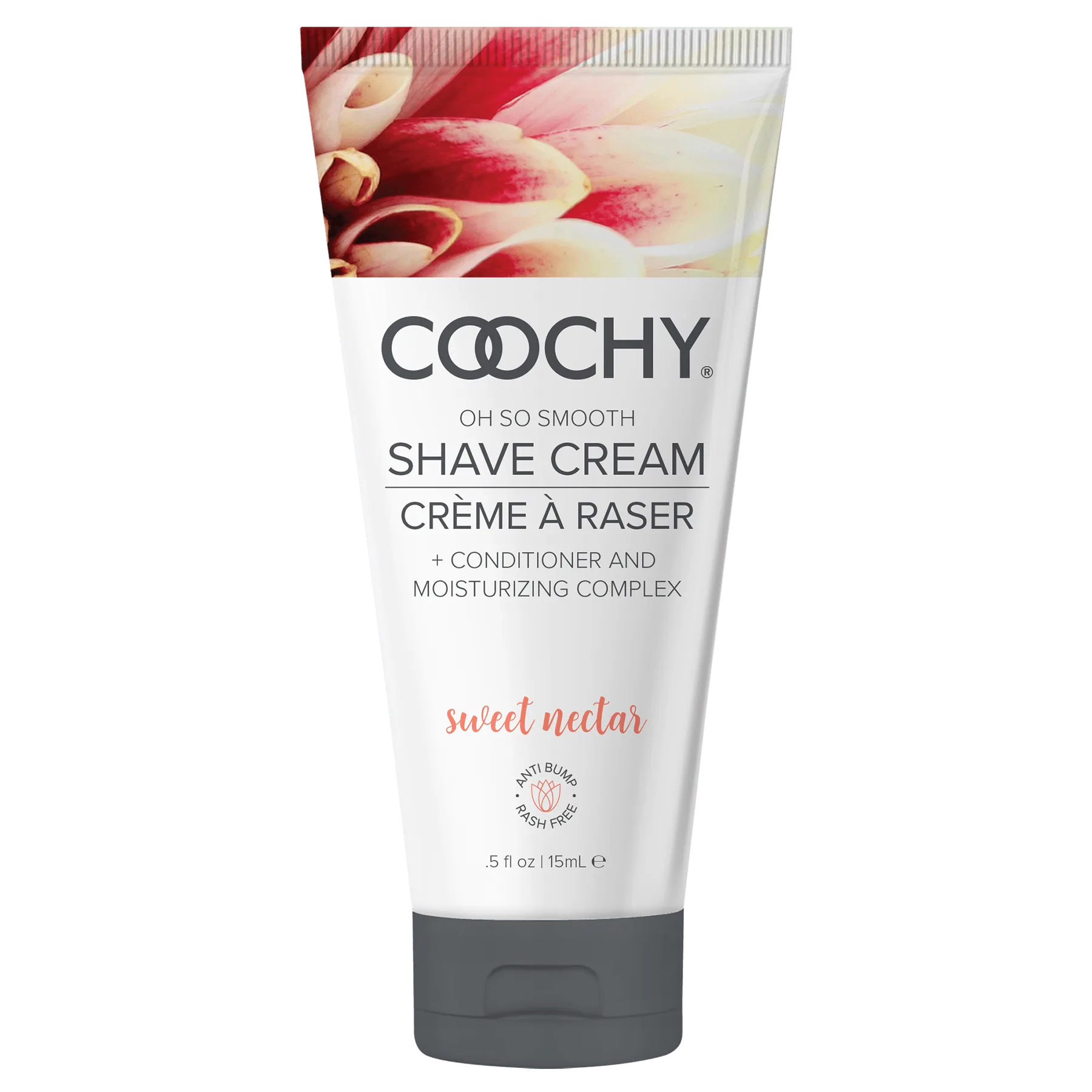 Crème de rasage Coochy - tube SWEET NECTAR 0,5 oz | 15 mL