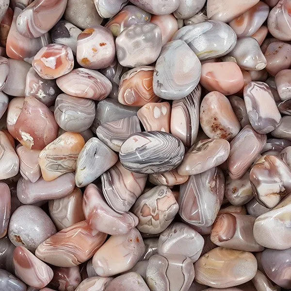 Prasiolite vs Pink Agate Tumbled Stones: Key Differences